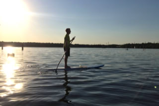 SUP am Schwielowsee